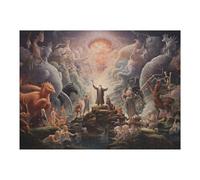 Adult Jigsaw Puzzles52x38cm/1000pcs Fantasy Creatures Gathering Around Wise Figures Adult Jigsaw Puzzle Family Games Enhance Memory Unique Birthday And Xmas Gifts 52x38cm/1000pcs