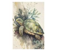 Adult Jigsaw Puzzles75x50cm/1000pcs Turtle Nature Painting Jigsaws for Adults Relaxing Games Hand Speed Race Fun Activities at Home 75x50cm/1000pcs