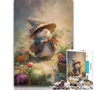 Adult Jigsaw Rat Wizard Jigsaw Puzzles for Teenagers 1000 Piece,Educational Game for Birthday, Chrismas for And 14 Years Old 50x75cm