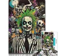 Adult Jigsaw Skeleton Clown 1000 Pieces Jigsaw Puzzle for Adults& Teens,Toys Educational Games Stress Relieving Unique Home Decor And Gifts 50x75cm