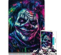 Adult Jigsaw Skeleton Clown 1000 Pieces Jigsaw Puzzles for Adults And Teens,Toy Intellectual Game Artists Collection, Fine Art 26x38cm