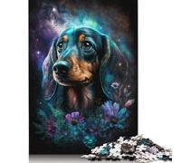 Adult Jigsaw Space Animal Dachshund Jigsaw Puzzles 1000 Piece Creative Wooden Puzzle Toys Decompression Games Gifts 1000pcs (75x50cm)