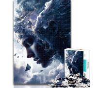 Adult Jigsaw Space Warrior 1000 Piece Jigsaw Puzzles for Teenagers Gifts,Educational Games Home Decoration Artists Collection, Fine Art 26x38cm