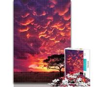 Adult Jigsaw Sunset Jigsaws 1000 Pieces for Teenagers,Stress Reliever Difficult Challenge Enhance Love between Couples 26x38cm