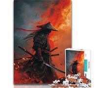 Adult Jigsaw Sunset Ninja 1000 Piece Jigsaw Puzzles for Adults,Interesting Stress Reduction Parent-child Interaction (26x38cm)