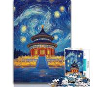 Adult Jigsaw The Temple of Heaven 1000 Pieces Jigsaw Puzzles for Adults And Teens,Classic Educational Games Beautiful Decoration 50x75cm
