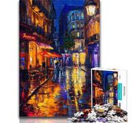 Adult Jigsaw Tokyo Cityscape Oil Painting 1000 Pieces Jigsaw Puzzles for Adults And Teens,Classic Educational Games Beautiful Decoration 50x75cm