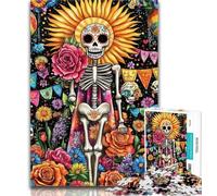 Adult Jigsaw Undead Skeleton 1000 Pieces Jigsaw Puzzle For Adults Teens,for Age 14+ Impossible Game Best Gift for Adults And Teenagers 26x38cm
