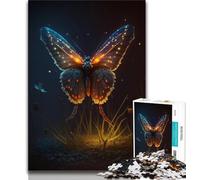 Adult Jigsaw Unrealism Butterfly Jigsaw Puzzle 1000 Pieces for Teenagers,Stress Reliever Difficult Challenge Unique Home Decor And Gifts (50x75cm)
