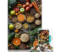 Adult Jigsaw Vegetables Collection 1000 Pieces Jigsaw Puzzles For Teens And Adults,Challenging Game And Family Play Secret Santa Gifts 75x50cm