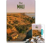 Adult Jigsaw Visit Mali 1000 Piece Jigsaw Puzzles for Teenagers Gifts,Educational Game Challenge Toy for Women And Men 75x50cm