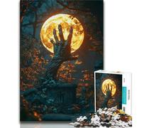 Adult Jigsaw Zombies in The Grave 1000 Pieces Jigsaw Puzzles for Adults And Teens,Challenging Game And Family Play Parent-child Interaction (50x75cm)