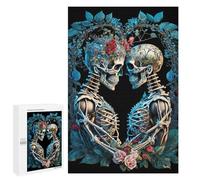 Adult Jigsaw1000 PCS Loving Skeletons Adult Jigsaw Puzzle Family Games Precision Cutting Unique Gifts for Birthday And Christmas 1000 PCS