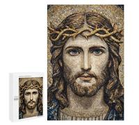Adult Jigsaw1000 PCS Religious Icon Mosaic Art Adult Jigsaw Puzzles Staycation Kill Time Fun Activities at Home Gifts for Friends And Family 1000 PCS