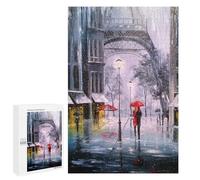 Adult Jigsaw1000 PCS The First Snow in Paris Adult Jigsaw Puzzle Family Games Precision Cutting Unique Gifts for Birthday And Christmas 1000 PCS