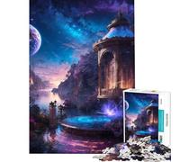 Adult Jigsaw1000 Pieces A Gazebo Overlooking Creative Relax Mind Game Firmly Locked No Gaps Heartwarming Birthday Pick (Size 38x26cm)