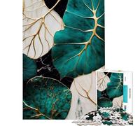 Adult Jigsaw1000 Pieces Abstract Botanic Kintsugi Home Decor Mind Game Every Piece Is Uniquely Shaped Fascinating Brain Game for Relaxed Fun (Size 50x75cm)