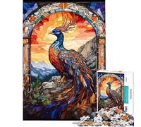Adult Jigsaw1000 Pieces Abstract Colorful Creative Relax Mind Game No Deformation after Completion Joyful Pastime for Family Evenings (Size 38x52cm)