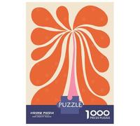 Adult Jigsaw1000 Pieces Abstract Flower Art Print Jigsaw for Adults Brain Teaser Game Perfect Decoration Unique Gifts for Birthday And Christmas 38x26cm/1000pcs
