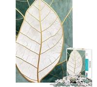 Adult Jigsaw1000 Pieces Abstract Gold Decor Creative Relax Mind Game No Deformation after Completion Joyful Pastime for Family Evenings (Size 38x52cm)