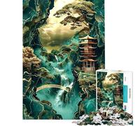 Adult Jigsaw1000 Pieces Abstract Kintsugi Art Quiet Focus Hand Play Toy Uniform Size Well Cut Pieces Elegant Birthday Gifts Idea (Size 38x52cm)