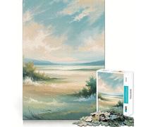 Adult Jigsaw1000 Pieces Calm Horizons Precise Fit Game Smart Brain Toy Free Time Play Birthday Mind Gift (38x26cm)