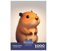 Adult Jigsaw1000 Pieces Capybara Cute Animal Adult Puzzles Anti-Stress Toys Difficult Hard Unique Gifts for Birthday And Christmas 70x50cm/1000pcs