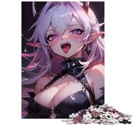 Adult Jigsaw1000 Pieces Crazy Vampiress Ophelia(D) Challenging To Complete Difficult Challenge Practical Game Suitable for Ages 14 And Up (38x26cm)