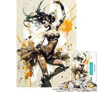 Adult Jigsaw1000 Pieces Dancing Girl II Help The Brain Exercise Birthday Present Home Decoration Toys Suitable for People Aged 14 And Above (50x75cm)
