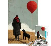 Adult Jigsaw1000 Pieces Dog Lover Help The Brain Exercise Birthday Present Home Decoration Toys Suitable for People Aged 14 And Above (50x75cm)