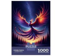 Adult Jigsaw1000 Pieces Fantasy Phoenix Art Print-5 Puzzle for Adults Family Games Birthday Present Unique Gifts for Birthday And Christmas 52x38cm/1000pcs