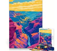 Adult Jigsaw1000 Pieces Grand Canyon Travel Art Precise Joint Play Smart Mind Activity Free Time Game Christmas Wall Decor (38x52cm)
