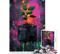Adult Jigsaw1000 Pieces Growth from The Void Fun Games But Fun And Humorous Home Decoration Toys Artists' Collection, Fine Arts (50x75cm)