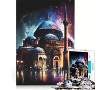 Adult Jigsaw1000 Pieces Hagia Sophia Istanbul, Practical Game, Challenging To Complete, Artists' Collection, Fine Arts 50X75CM