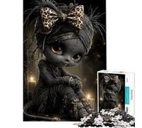 Adult Jigsaw1000 Pieces Leopard Mummy Voodoo Doll Help The Brain Exercise Birthday Present Home Decoration Toys Suitable for People Aged 14 And Above (38x26cm)