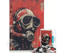 Adult Jigsaw1000 Pieces Man in A Gimp Mask Practical Game Challenging To Complete Artists' Collection Fine Arts 50x75cm