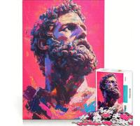 Adult Jigsaw1000 Pieces Marcus Aurelius Painting Practical Game Challenging To Complete Artists' Collection Fine Arts 38x52cm