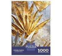 Adult Jigsaw1000 Pieces Metallic Leaf Harmony Adult Puzzles Anti-Stress Toys Difficult Hard Unique Gifts for Birthday And Christmas 70x50cm/1000pcs