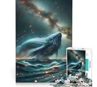 Adult Jigsaw1000 Pieces Mythical Leviathan Practical Game Challenging To Complete Artists' Collection Fine Arts 50x75cm