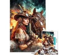 Adult Jigsaw1000 Pieces Steampunk Duo Jigsaw for Adults Relaxing Games Precision Cutting Unique Gifts for Birthday And Christmas (Size 50x75cm)