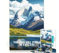 Adult Jigsaw1000 Pieces Torres Del Paine W Circuit Chile Precise Fit Game Smart Brain Toy Free Time Play Birthday Mind Gift (50x75cm)