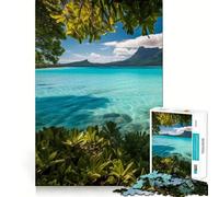 Adult Jigsaw1000 Pieces Tropical Haven Precise Fit Game Smart Brain Toy Free Time Play Birthday Mind Gift (50x75cm)