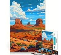 Adult Jigsaw1000 Pieces Utah Nature Pixel Art Precise Fit Game Smart Brain Toy Free Time Play Birthday Mind Gift(38x26cm)