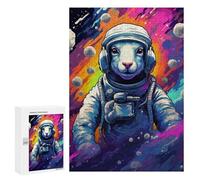 Adult Jigsaw300 PCS Space Panda Adventure-1 Jigsaw Puzzles for Teenagers For Family Fun Difficult And Challenge Great Gift for Gaming 300 PCS