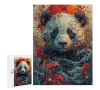 Adult Jigsaw500 PCS Magical Panda Artwork Jigsaw Puzzles for Teenagers For Family Fun Difficult And Challenge Great Gift for Gaming 500 PCS