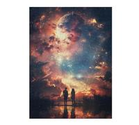 Adult Jigsaw52x38cm/1000pcs Galaxy Sunset Puzzles for Adults DIY Toys Precision Cutting Unique Gifts for Birthday And Christmas 52x38cm/1000pcs