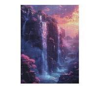 Adult Jigsaw52x38cm/1000pcs Magical Waterfall Puzzles for Adults DIY Toys Precision Cutting Unique Gifts for Birthday And Christmas 52x38cm/1000pcs