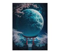 Adult Jigsaw52x38cm/1000pcs Planes in The Torii Gate Puzzles for Adults DIY Toys Precision Cutting Unique Gifts for Birthday And Christmas 52x38cm/1000pcs