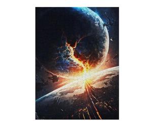 Adult Jigsaw52x38cm/1000pcs Shattered Solar System Puzzles for Adults DIY Toys Precision Cutting Unique Gifts for Birthday And Christmas 52x38cm/1000pcs