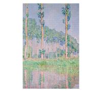 Adult Jigsaw75x50cm/1000pcs Claude Monets Poplars Puzzles for Adults DIY Toys Precision Cutting Unique Gifts for Birthday And Christmas 75x50cm/1000pcs